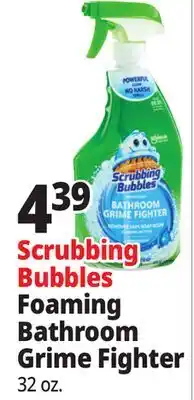 Ocean State Job Lot Scrubbing Bubbles Disinfectant Bathroom Grime Fighter Spray 32 oz offer