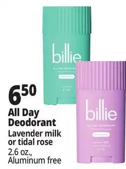 Ocean State Job Lot All Day Deodorant offer