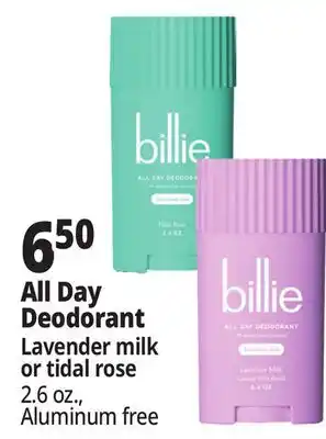 Ocean State Job Lot All Day Deodorant offer