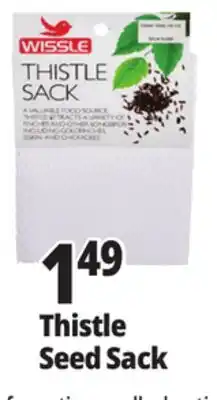 Ocean State Job Lot Wissle Thistle Sack Bird Feeder offer