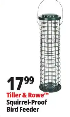 Ocean State Job Lot Tiller & Rowe Squirrel-Proof Bird Feeder offer