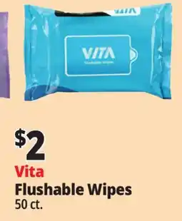 Ocean State Job Lot Vita Flushable Wipes offer