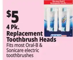 Ocean State Job Lot Dentacare Flexisoft Replacement Brush Heads 4 Count offer
