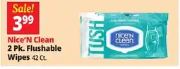 Ocean State Job Lot Nice'n Clean Flushable Wipes 42 ct offer