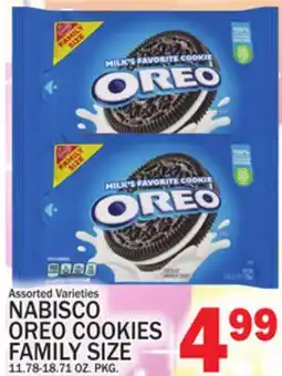 C Town NABISCO OREO COOKIES FAMILY SIZE offer