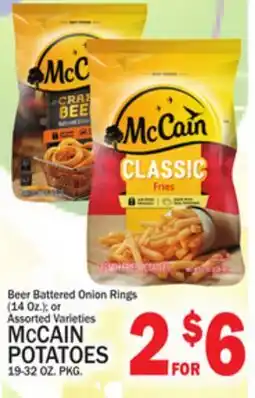 C Town McCAIN POTATOES offer