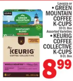 C Town GREEN MOUNTAIN COFFEE K-CUPS • KEURIG COFFEE COLLECTIVE K-CUPS offer