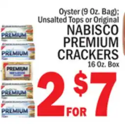 C Town NABISCO PREMIUM CRACKERS 16 Oz. Box offer