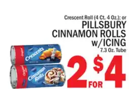 C Town PILLSBURY CINNAMON ROLLS w/ICING offer