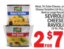 C Town SEVIROLI CHEESE RAVIOLI 13 Oz. Pkg offer
