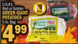 C Town Red or Golden GREEN GIANT POTATOES offer