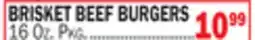 C Town BRISKET BEEF BURGERS offer