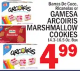C Town Barras De Coco, Ricanelas or GAMESA ARCOIRIS MARSHMALLOW COOKIES offer