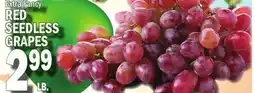 C Town RED SEEDLESS GRAPES offer