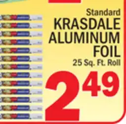C Town KRASDALE ALUMINUM FOIL offer