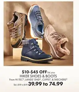 Boscov's HI-TEC HIKER SHOES & BOOTS offer