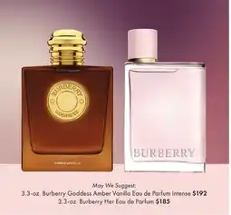 Boscov's Burberry 3.3-oz. Burberry Goddess Amber Vanilla Eau de Parfum Intense offer