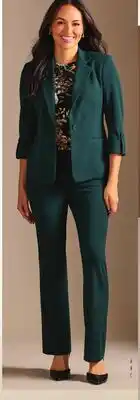 Boscov's ANNE KLEIN One-Button Jacket Treeline offer