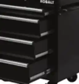 Lowe's 26-in 4-Drawers Black Steel Rolling Tool Cabinet offer