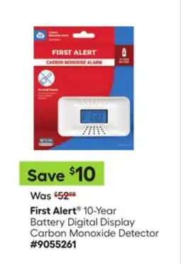 Lowe's 10-Year Battery Digital Display Carbon Monoxide Detector offer