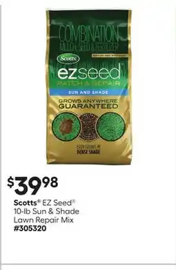Lowe's EZ Seed 10-lb Sun & Shade Lawn Repair Mix offer