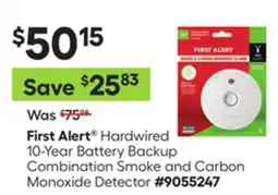 Lowe's Hardwired 10-Year Battery Backup Combination Smoke and Carbon Monoxide Detector offer