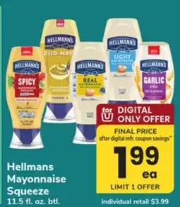 ACME Hellmanns Mayonnaise Squeeze offer