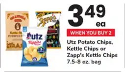 ACME Utz Potato Chips, Kettle Chips or Zapp's Kettle Chips offer