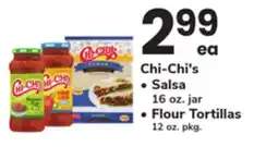 ACME Chi-Chi's Salsa, 16 oz. jar Flour Tortillas, 12 oz. pkg offer