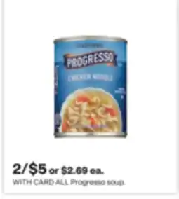 CVS ALL Progresso soup offer