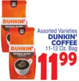 Bravo Supermarkets DUNKIN' COFFEE offer