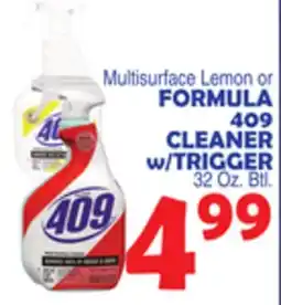 Bravo Supermarkets FORMULA 409 CLEANER WITH TRIGGER offer