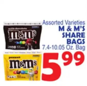 Bravo Supermarkets M & M'S SHARE BAGS offer
