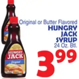 Bravo Supermarkets HUNGRY JACK SYRUP offer