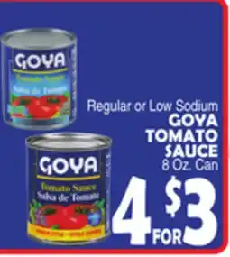 Bravo Supermarkets GOYA TOMATO SAUCE offer