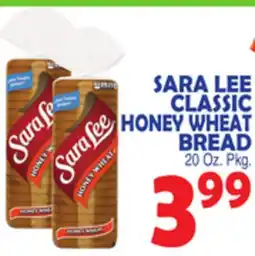 Bravo Supermarkets SARA LEE CLASSIC HONEY WHEAT BREAD offer