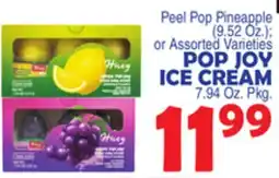 Bravo Supermarkets POP JOY ICE CREAM offer