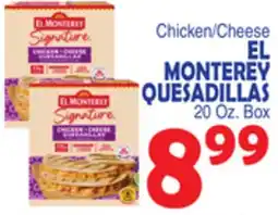 Bravo Supermarkets EL MONTEREY QUESADILLAS offer
