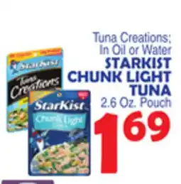 Bravo Supermarkets STARKIST CHUNK LIGHT TUNA offer
