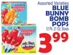Bravo Supermarkets BLUE BUNNY BOMB POPS offer