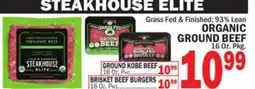 Bravo Supermarkets ORGANIC GROUND BEEF offer