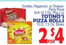 Bravo Supermarkets TOTINO'S PIZZA ROLLS offer