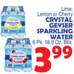Bravo Supermarkets CRYSTAL GEYSER SPARKLING WATER offer