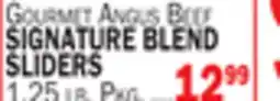 Bravo Supermarkets GOURMET ANGUS BEEF SIGNATURE BLEND SLIDERS offer