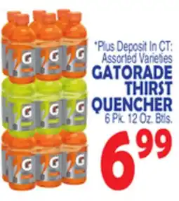 Bravo Supermarkets GATORADE THIRST QUENCHER offer