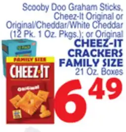 Bravo Supermarkets CHEEZ-IT CRACKERS FAMILY SIZE offer