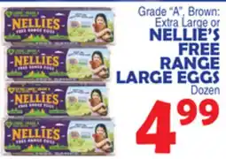 Bravo Supermarkets NELLIE'S FREE RANGE LARGE EGGS offer