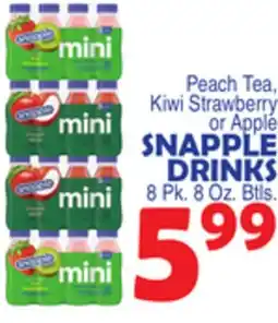 Bravo Supermarkets SNAPPLE DRINKS offer