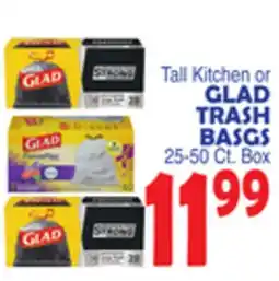 Bravo Supermarkets GLAD TRASH BAGS offer