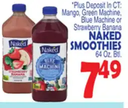 Bravo Supermarkets NAKED SMOOTHIES offer